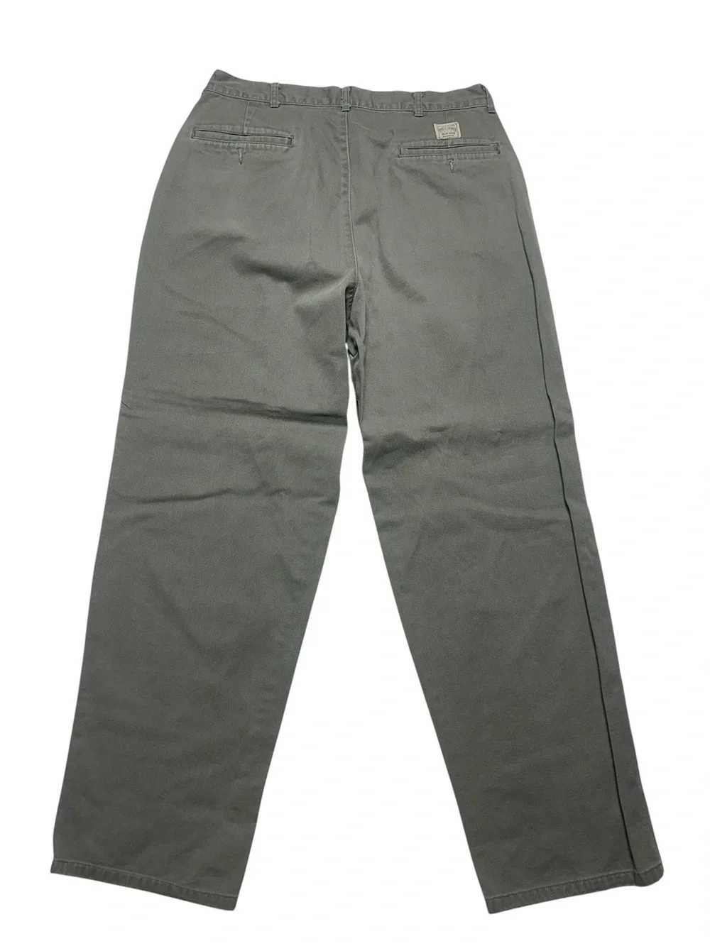 Vintage 90s Polo Ralph Lauren Pleated Chinos Olive Made USA 34x30